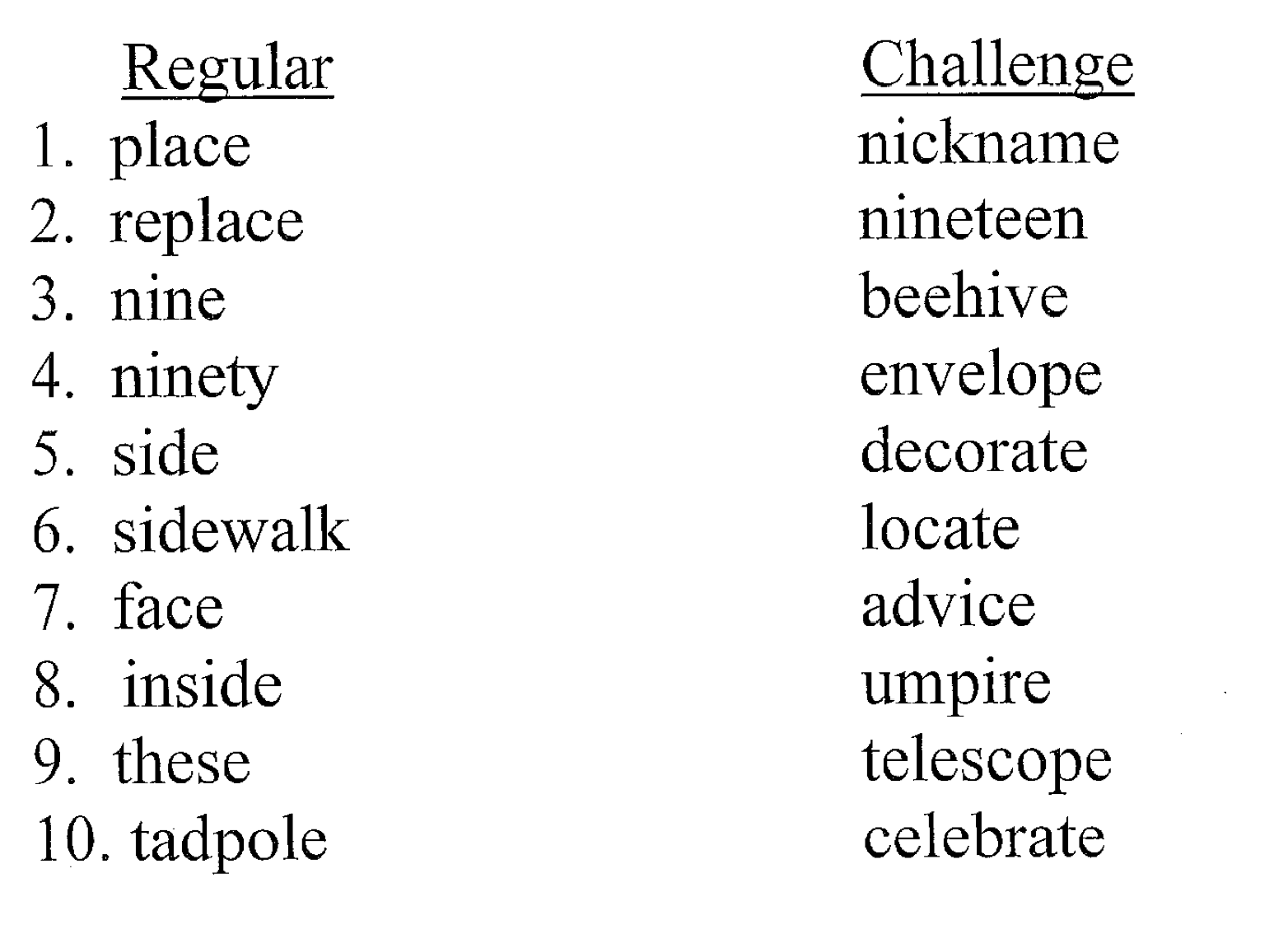 worksheet Second Grade Spelling Words similiar 10 spelling words for 2nd graders keywords grade information second homework and words