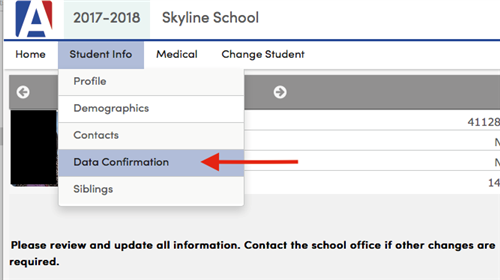 Data Confirmation  
