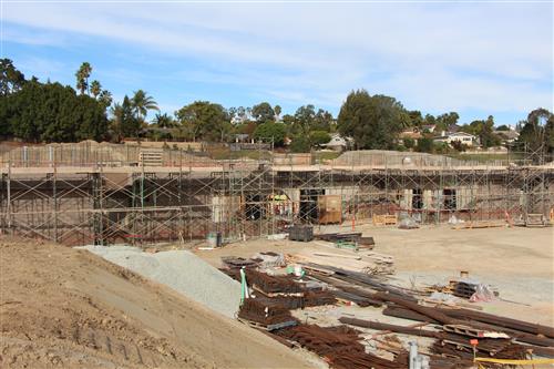 View of Skyline Looking to the North, first story of two story buidling 