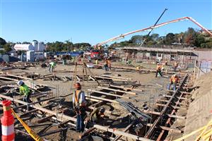 Underground layout at Multipurpose Building 