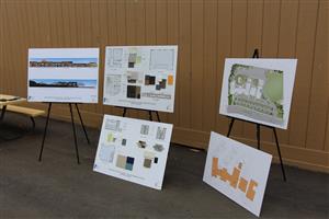 Color Board Display at Open House 