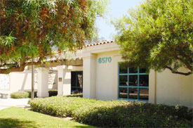 View of entrance to Solana Santa Fe School
