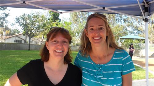 Picture of Genevieve and Suzanne at the Mini Open House 