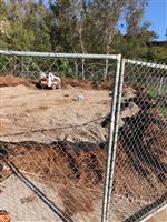 Demolition of old play structure 
