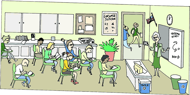 cartoon Classroom 