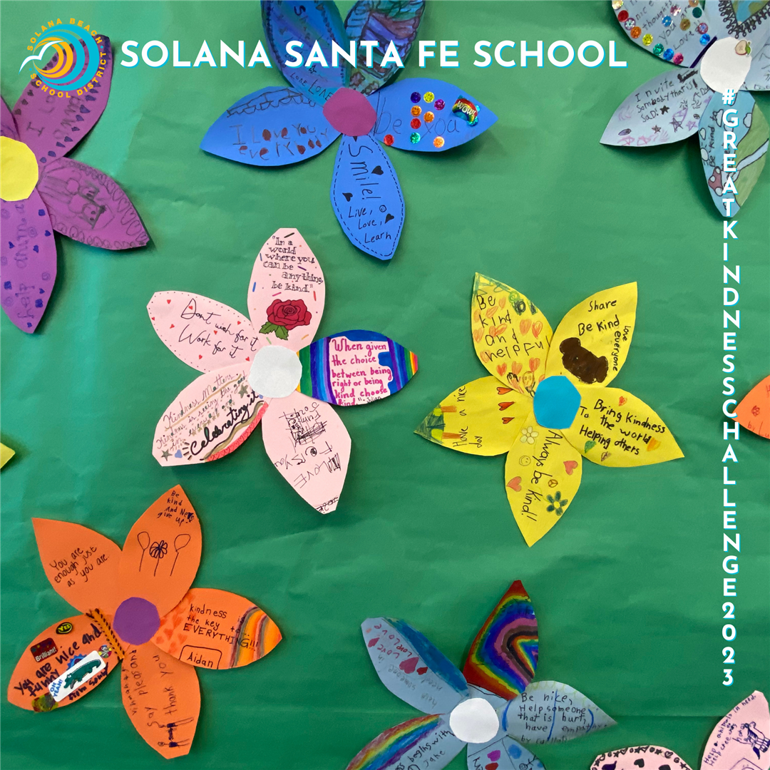 Solana Santa Fe School Kindness Wall