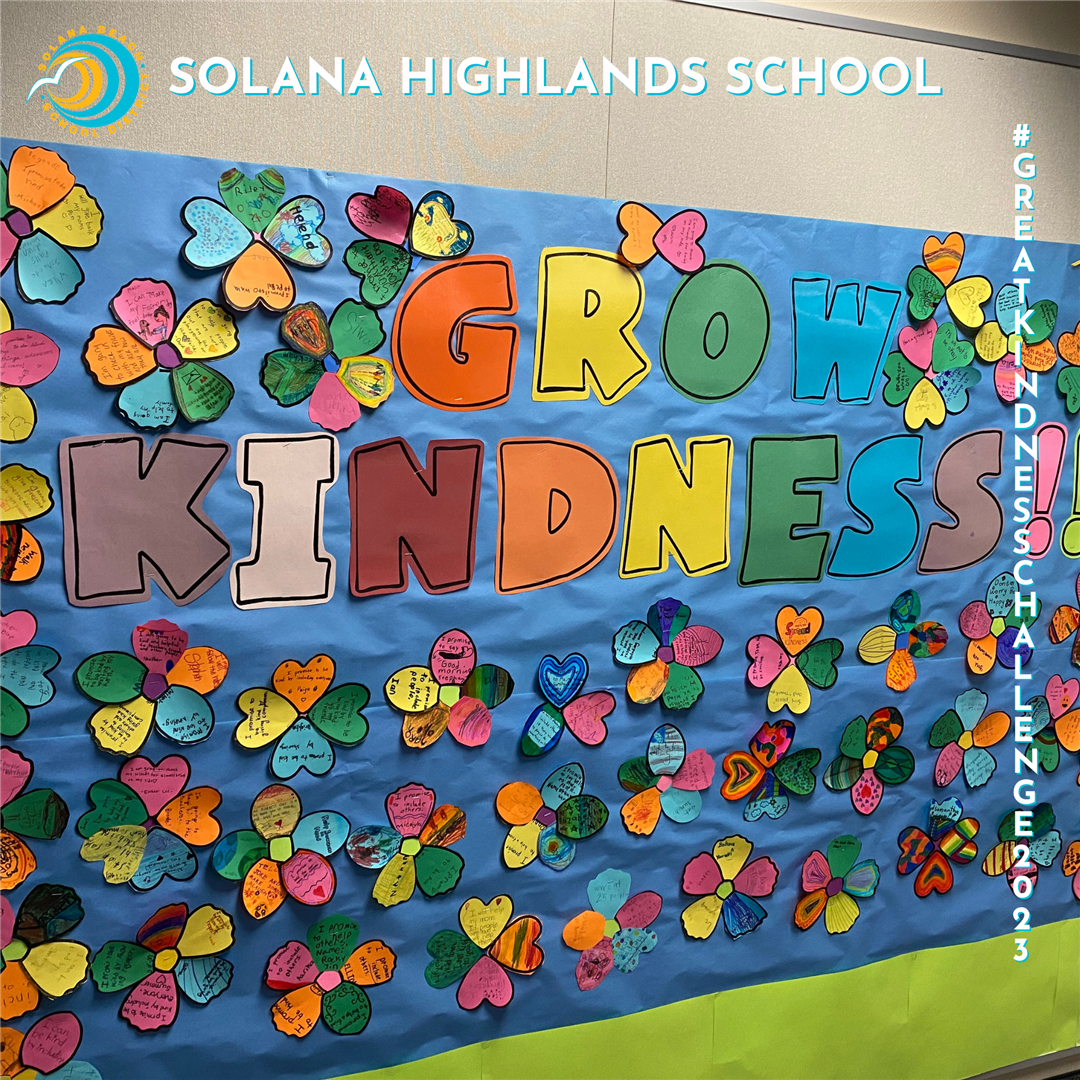 Solana Highlands School Grow Kindness Wall