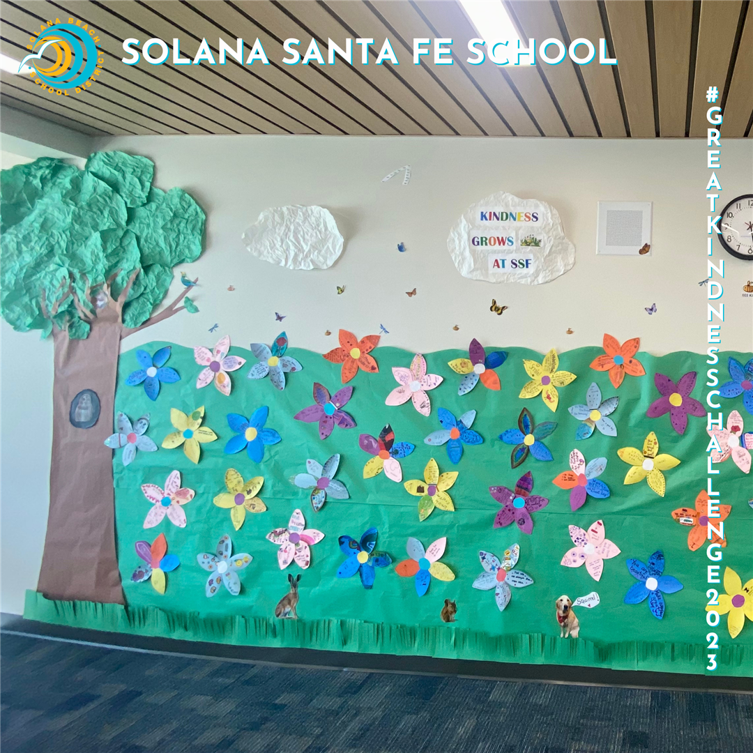 Solana Santa Fe School Kindness Wall