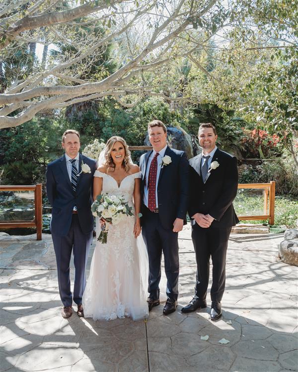 My older brothers at my wedding.
